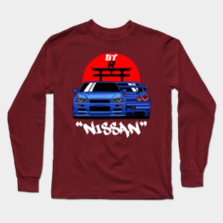 GTR R34 Legend JDM Long Sleeve T-Shirt